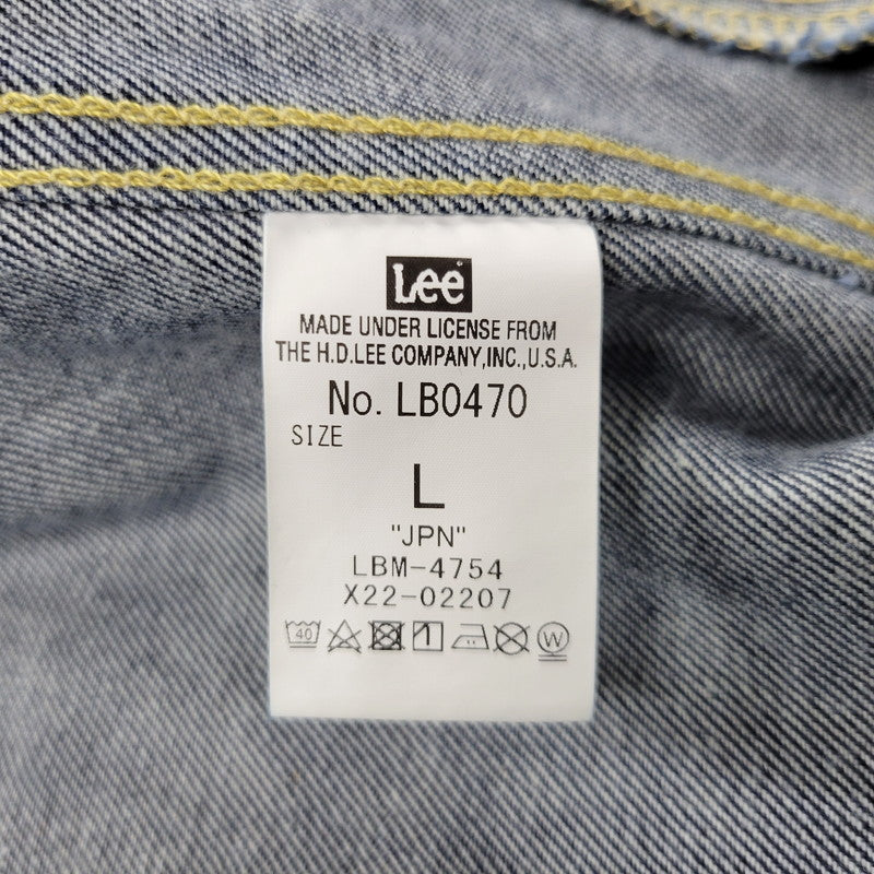 【中古品】【メンズ】 WIND AND SEA × LEE ウィンダンシー × リー LB0470 DENIM JACKET デニム ジャケット アウター 142-260406-cs-24-izu サイズ：L カラー：インディゴ 万代Net店