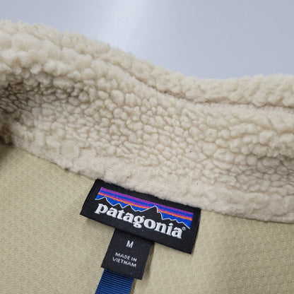 【中古品】【メンズ】 patagonia パタゴニア STY23056FA18 CLASSIC RETRO-X JACKET クラシック レトロX ジャケット アウター 144-260405-kh-13-izu サイズ：M カラー：アイボリー×ネイビー 万代Net店