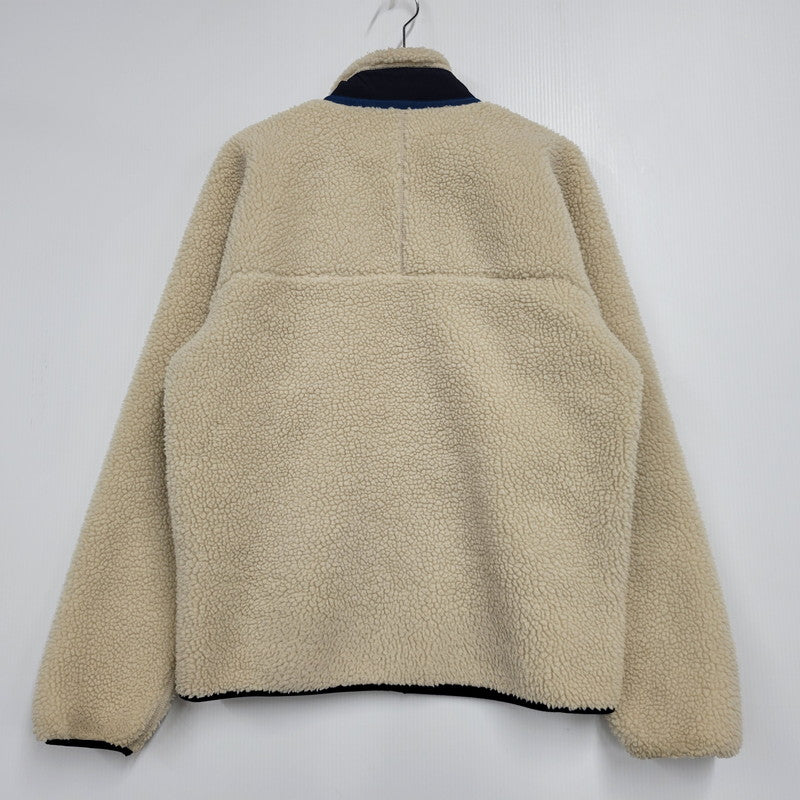 【中古品】【メンズ】 patagonia パタゴニア STY23056FA18 CLASSIC RETRO-X JACKET クラシック レトロX ジャケット アウター 144-260405-kh-13-izu サイズ：M カラー：アイボリー×ネイビー 万代Net店