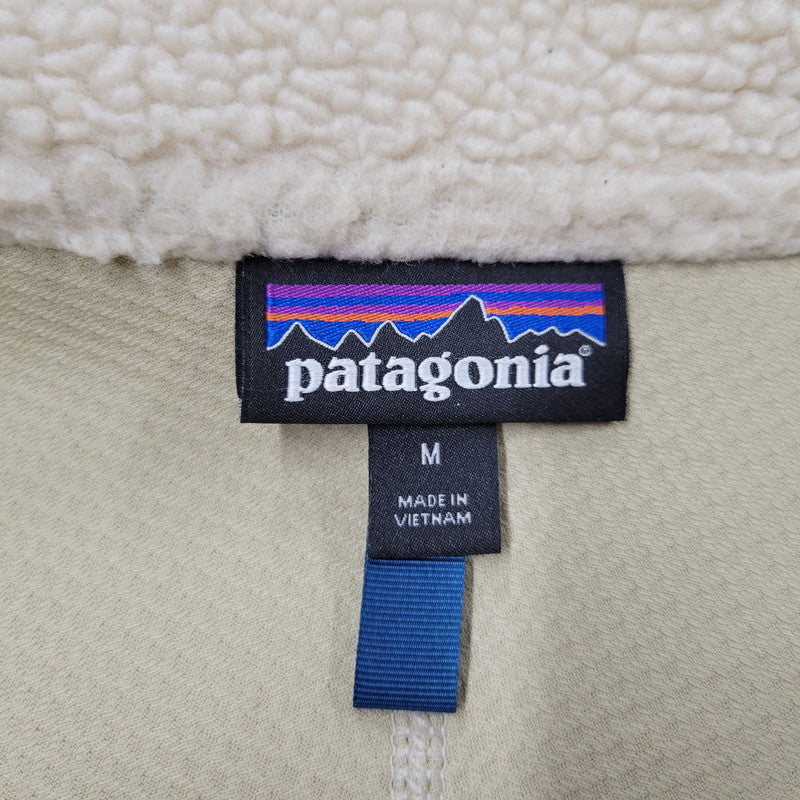 【中古品】【メンズ】 patagonia パタゴニア STY23056FA18 CLASSIC RETRO-X JACKET クラシック レトロX ジャケット アウター 144-260405-kh-13-izu サイズ：M カラー：アイボリー×ネイビー 万代Net店