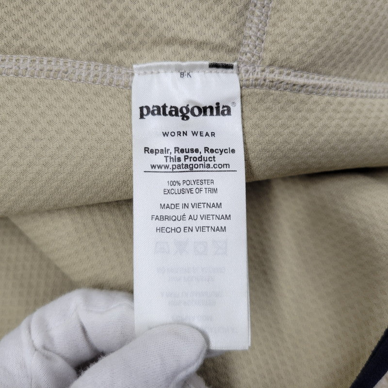 【中古品】【メンズ】 patagonia パタゴニア STY23056FA18 CLASSIC RETRO-X JACKET クラシック レトロX ジャケット アウター 144-260405-kh-13-izu サイズ：M カラー：アイボリー×ネイビー 万代Net店