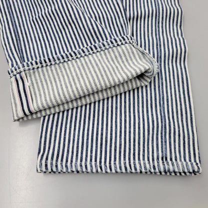 【中古品】【メンズ】 LEVI'S × NIGO リーバイス×ニゴ PC9-A5903-0000 HICKORY STRIPE 501 XX DENIM PANTS ヒッコリーストライプ デニム パンツ ボトムス ズボン 158-260406-cs-19-izu サイズ：34 カラー：ホワイト×ブルー 万代Net店