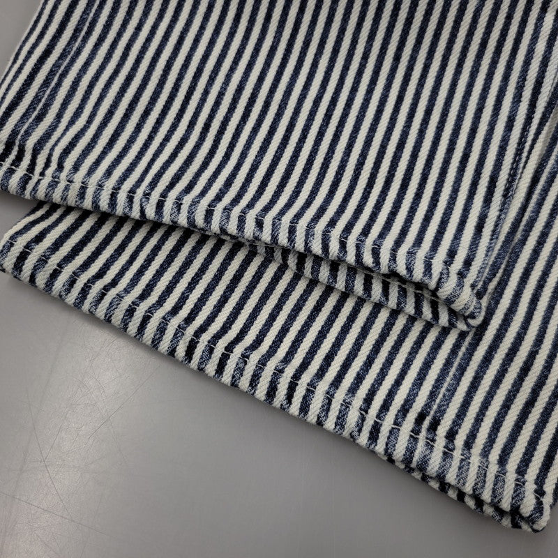 【中古品】【メンズ】 LEVI'S × NIGO リーバイス×ニゴ PC9-A5903-0000 HICKORY STRIPE 501 XX DENIM PANTS ヒッコリーストライプ デニム パンツ ボトムス ズボン 158-260406-cs-19-izu サイズ：34 カラー：ホワイト×ブルー 万代Net店