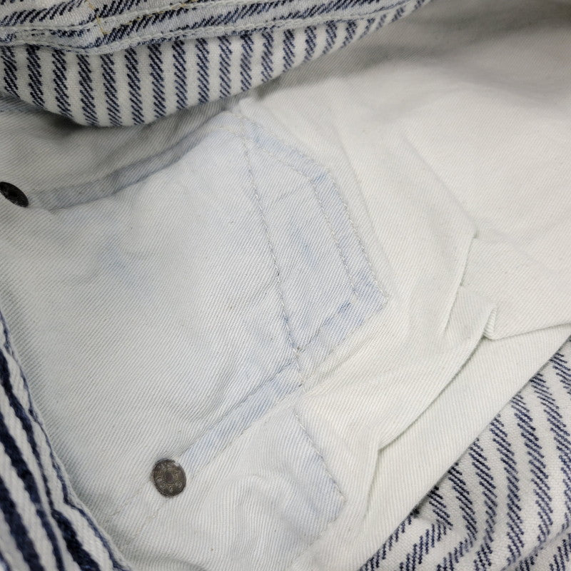 【中古品】【メンズ】 LEVI'S × NIGO リーバイス×ニゴ PC9-A5903-0000 HICKORY STRIPE 501 XX DENIM PANTS ヒッコリーストライプ デニム パンツ ボトムス ズボン 158-260406-cs-19-izu サイズ：34 カラー：ホワイト×ブルー 万代Net店