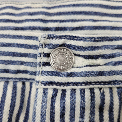 【中古品】【メンズ】 LEVI'S × NIGO リーバイス×ニゴ PC9-A5903-0000 HICKORY STRIPE 501 XX DENIM PANTS ヒッコリーストライプ デニム パンツ ボトムス ズボン 158-260406-cs-19-izu サイズ：34 カラー：ホワイト×ブルー 万代Net店