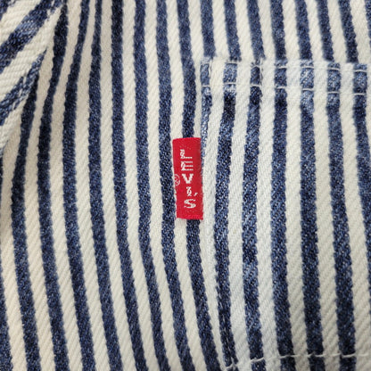 【中古品】【メンズ】 LEVI'S × NIGO リーバイス×ニゴ PC9-A5903-0000 HICKORY STRIPE 501 XX DENIM PANTS ヒッコリーストライプ デニム パンツ ボトムス ズボン 158-260406-cs-19-izu サイズ：34 カラー：ホワイト×ブルー 万代Net店