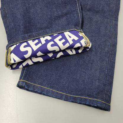 【中古品】【メンズ】 WIND AND SEA × LEE ウィンダンシー × リー LB0471 ZIP FLY DENIM PANTS ジップ フライ デニム パンツ ボトムス ズボン 153-260406-cs-18-izu サイズ：L カラー：インディゴ 万代Net店