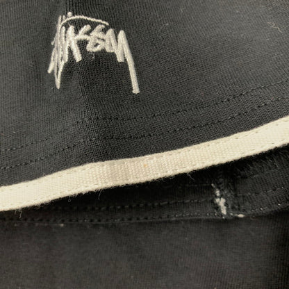 【中古品】【メンズ】 STUSSY ステューシー OLD ENGLISH BASEBALL SHIRT オールドイングリッシュ ベースボール シャツ トップス 142-260409-kh-03-izu サイズ：S カラー：ブラック×ホワイト 万代Net店