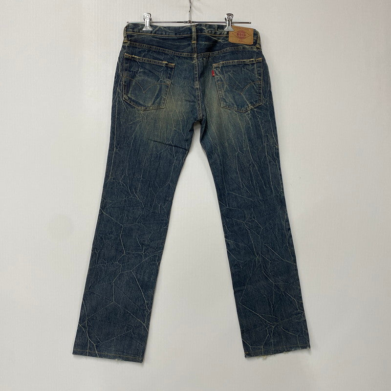 【中古品】【メンズ】 HYSTERIC GLAMOUR ヒステリックグラマー STUDS PAINT BUTTONFLY DENIM PANTS スタッズ ペイント ボタンフライ デニム パンツ ボトムス ズボン 151-260406-cs-01-izu サイズ：34 カラー：インディゴ 万代Net店