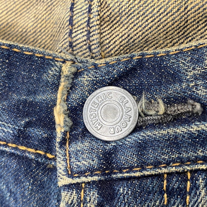 【中古品】【メンズ】 HYSTERIC GLAMOUR ヒステリックグラマー STUDS PAINT BUTTONFLY DENIM PANTS スタッズ ペイント ボタンフライ デニム パンツ ボトムス ズボン 151-260406-cs-01-izu サイズ：34 カラー：インディゴ 万代Net店