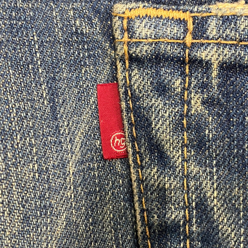 【中古品】【メンズ】 HYSTERIC GLAMOUR ヒステリックグラマー STUDS PAINT BUTTONFLY DENIM PANTS スタッズ ペイント ボタンフライ デニム パンツ ボトムス ズボン 151-260406-cs-01-izu サイズ：34 カラー：インディゴ 万代Net店