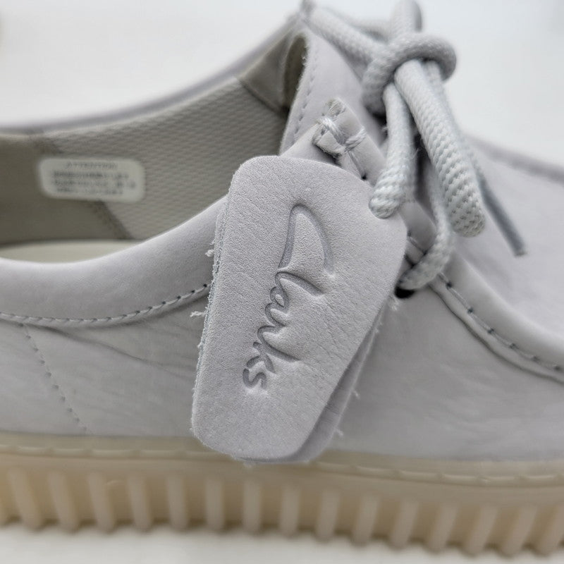 【中古美品】【メンズ】 Clarks クラークス TORHILL LO 13288 26176221 トーヒルロー シューズ 靴 164-260406-as-08-izu サイズ：US9.5 カラー：OFF WHITE LEA 万代Net店