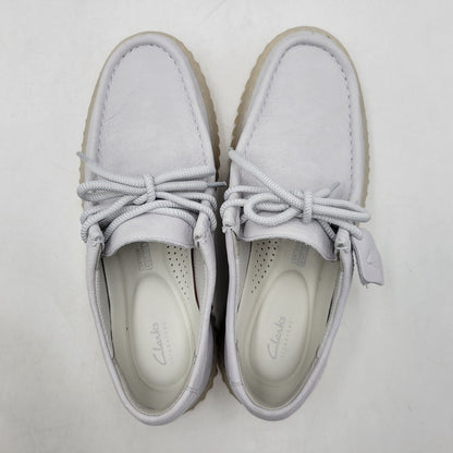 【中古美品】【メンズ】 Clarks クラークス TORHILL LO 13288 26176221 トーヒルロー シューズ 靴 164-260406-as-08-izu サイズ：US9.5 カラー：OFF WHITE LEA 万代Net店