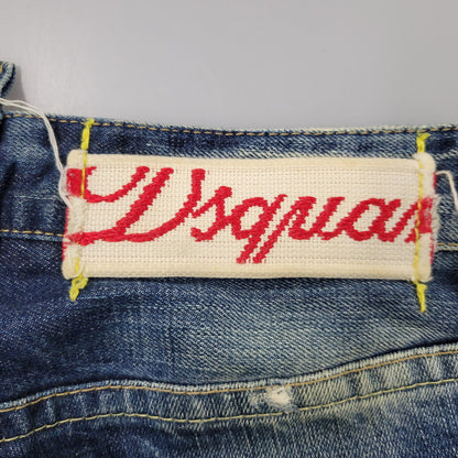 【中古品】【メンズ】 DSQUARED2 ディースクエアード 72LA028 PATCHWORK DENIM PANTS パッチワーク デニム パンツ ボトムス ズボン 152-260406-cs-17-izu サイズ：38 カラー：インディゴ 万代Net店