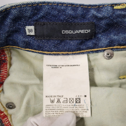 【中古品】【メンズ】 DSQUARED2 ディースクエアード 72LA028 PATCHWORK DENIM PANTS パッチワーク デニム パンツ ボトムス ズボン 152-260406-cs-17-izu サイズ：38 カラー：インディゴ 万代Net店