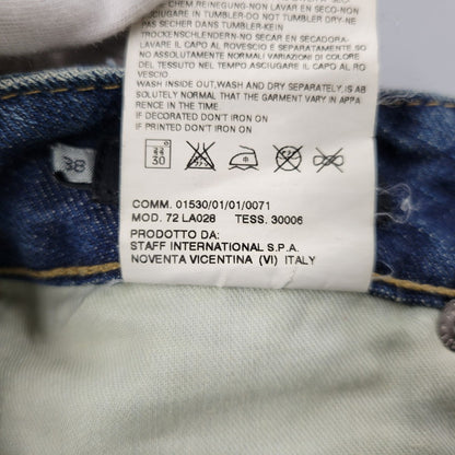 【中古品】【メンズ】 DSQUARED2 ディースクエアード 72LA028 PATCHWORK DENIM PANTS パッチワーク デニム パンツ ボトムス ズボン 152-260406-cs-17-izu サイズ：38 カラー：インディゴ 万代Net店