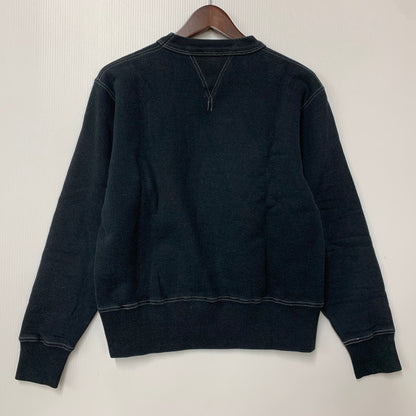 【中古品】【メンズ】 CUSHMAN クッシュマン DOUBLE V-GAZETTE CLOVER PRINT CREWNECK SWEAT ダブル ブイガゼット クローバー プリント クルーネック スウェット トップス 長袖 145-260409-cs-16-izu サイズ：M カラー：ブラック 万代Net店