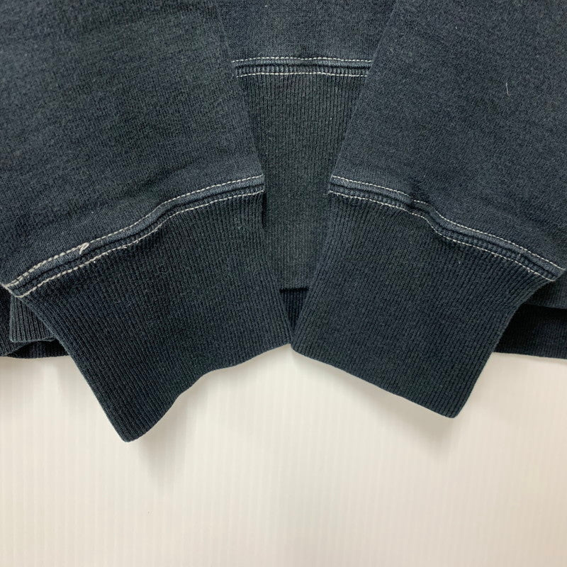 【中古品】【メンズ】 CUSHMAN クッシュマン DOUBLE V-GAZETTE CLOVER PRINT CREWNECK SWEAT ダブル ブイガゼット クローバー プリント クルーネック スウェット トップス 長袖 145-260409-cs-16-izu サイズ：M カラー：ブラック 万代Net店