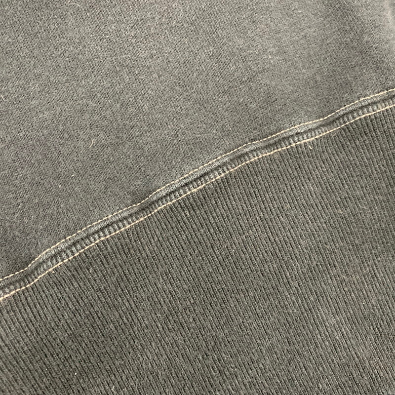 【中古品】【メンズ】 CUSHMAN クッシュマン DOUBLE V-GAZETTE CLOVER PRINT CREWNECK SWEAT ダブル ブイガゼット クローバー プリント クルーネック スウェット トップス 長袖 145-260409-cs-16-izu サイズ：M カラー：ブラック 万代Net店