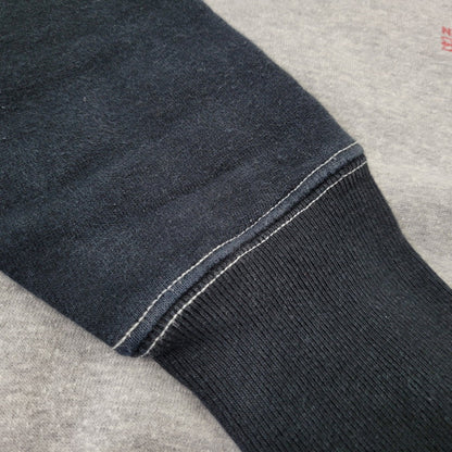 【中古品】【メンズ】 CUSHMAN クッシュマン FREEDOM SLEEVE 2-TONE PRINT SWEAT フリーダム スリーブ 2トーン プリント スウェット 145-260720-as-03-izu サイズ：S カラー：グレー×ブラック 万代Net店