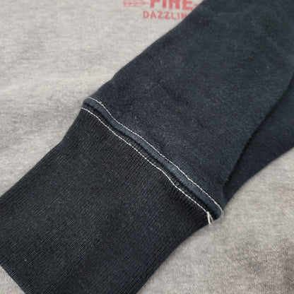【中古品】【メンズ】 CUSHMAN クッシュマン FREEDOM SLEEVE 2-TONE PRINT SWEAT フリーダム スリーブ 2トーン プリント スウェット 145-260720-as-03-izu サイズ：S カラー：グレー×ブラック 万代Net店