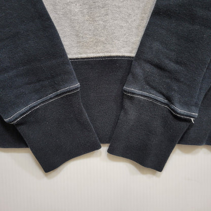 【中古品】【メンズ】 CUSHMAN クッシュマン FREEDOM SLEEVE 2-TONE PRINT SWEAT フリーダム スリーブ 2トーン プリント スウェット 145-260720-as-03-izu サイズ：S カラー：グレー×ブラック 万代Net店