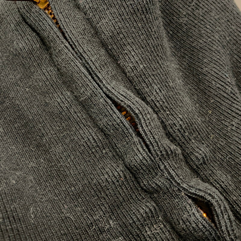 【中古品】【メンズ】 CUSHMAN クッシュマン FULL ZIP PRINT SWEAT フル ジップ プリント スウェット トップス 長袖 145-260409-cs-15-izu サイズ：S カラー：ブラック 万代Net店