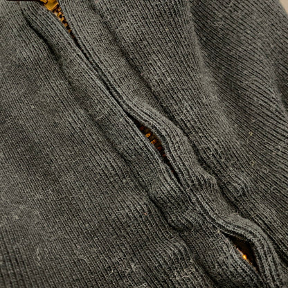 【中古品】【メンズ】 CUSHMAN クッシュマン FULL ZIP PRINT SWEAT フル ジップ プリント スウェット トップス 長袖 145-260409-cs-15-izu サイズ：S カラー：ブラック 万代Net店