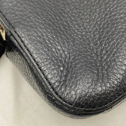 【中古品】【メンズ/レディース】 COACH コーチ 87734PBB LEATHER CAMERA BAG レザー カメラ バッグ 鞄 カバン 180-260408-ya-05-izu カラー：BLACK 万代Net店