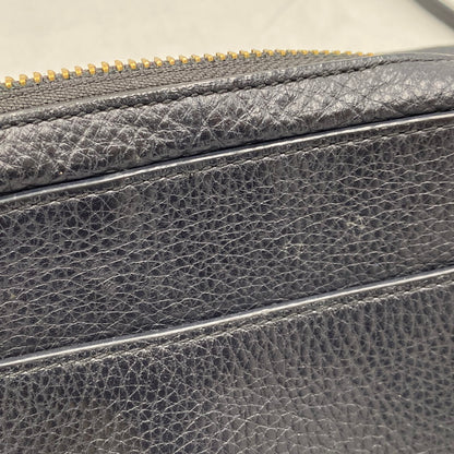 【中古品】【メンズ/レディース】 COACH コーチ 87734PBB LEATHER CAMERA BAG レザー カメラ バッグ 鞄 カバン 180-260408-ya-05-izu カラー：BLACK 万代Net店