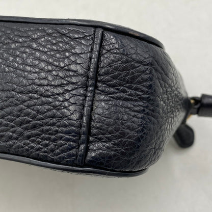 【中古品】【メンズ/レディース】 COACH コーチ 87734PBB LEATHER CAMERA BAG レザー カメラ バッグ 鞄 カバン 180-260408-ya-05-izu カラー：BLACK 万代Net店