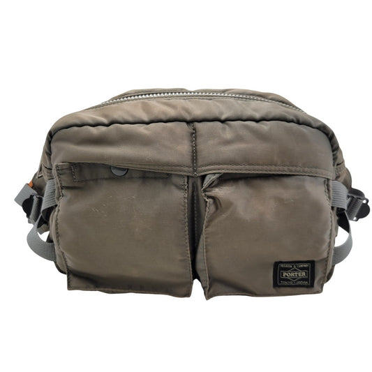 【現状渡し品】【メンズ/レディース】 PORTER ポーター TANKER HIP BAG タンカー ヒップバッグ カバン 鞄 188-260406-as-06-izu カラー：カーキ 万代Net店