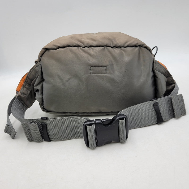 【現状渡し品】【メンズ/レディース】 PORTER ポーター TANKER HIP BAG タンカー ヒップバッグ カバン 鞄 188-260406-as-06-izu カラー：カーキ 万代Net店