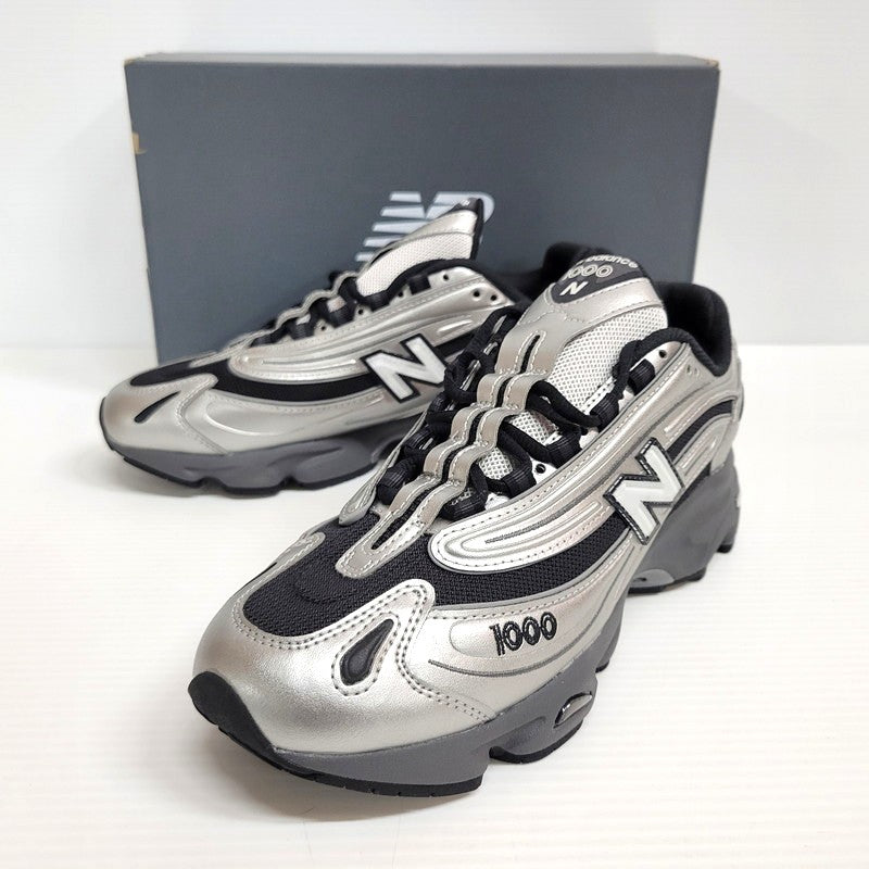 【中古美品】【メンズ】 NEW BALANCE ニューバランス 1000 M1000EGR スニーカー シューズ 靴 162-260406-as-10-izu サイズ：26.5cm カラー：シルバー系 万代Net店