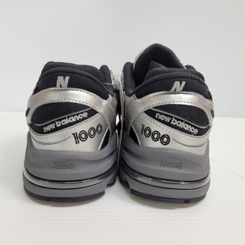 【中古美品】【メンズ】 NEW BALANCE ニューバランス 1000 M1000EGR スニーカー シューズ 靴 162-260406-as-10-izu サイズ：26.5cm カラー：シルバー系 万代Net店