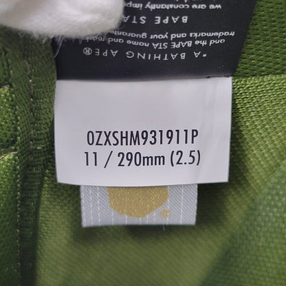 【中古美品】【メンズ】 A BATHING APE アベイシングエイプ × CLOT クロット EGRA CAMO BAPE STA M2 0ZXSHM931911P エグラカモ ベイプスタ M2 スニーカー シューズ 靴 162-260406-as-18-izu サイズ：29cm カラー：グリーン系 万代Net店