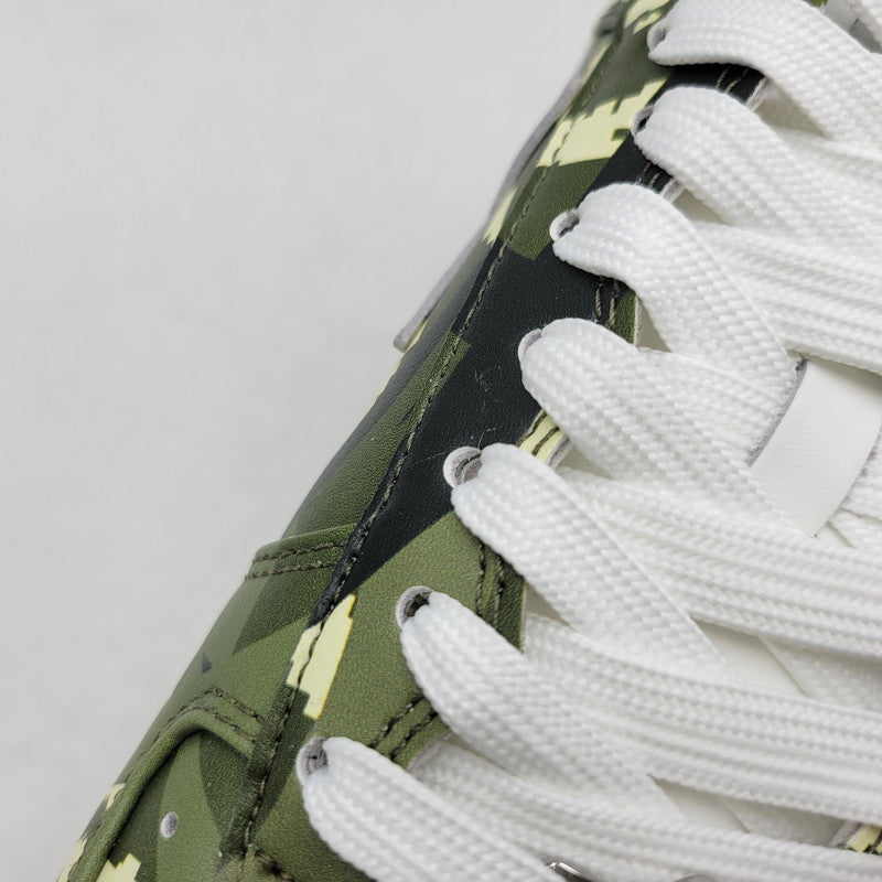 【中古美品】【メンズ】 A BATHING APE アベイシングエイプ × CLOT クロット EGRA CAMO BAPE STA M2 0ZXSHM931911P エグラカモ ベイプスタ M2 スニーカー シューズ 靴 162-260406-as-18-izu サイズ：29cm カラー：グリーン系 万代Net店