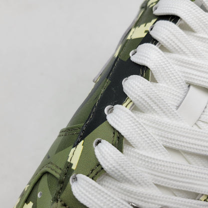 【中古美品】【メンズ】 A BATHING APE アベイシングエイプ × CLOT クロット EGRA CAMO BAPE STA M2 0ZXSHM931911P エグラカモ ベイプスタ M2 スニーカー シューズ 靴 162-260406-as-18-izu サイズ：29cm カラー：グリーン系 万代Net店