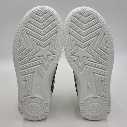 【中古美品】【メンズ】 A BATHING APE アベイシングエイプ × CLOT クロット EGRA CAMO BAPE STA M2 0ZXSHM931911P エグラカモ ベイプスタ M2 スニーカー シューズ 靴 162-260406-as-18-izu サイズ：29cm カラー：グリーン系 万代Net店