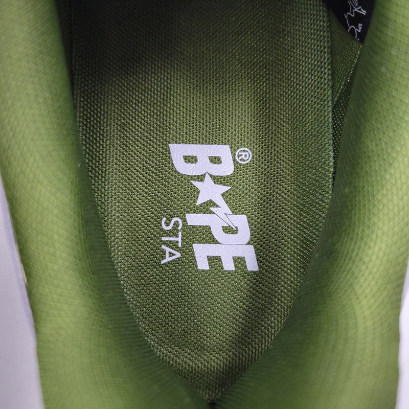 【中古美品】【メンズ】 A BATHING APE アベイシングエイプ × CLOT クロット EGRA CAMO BAPE STA M2 0ZXSHM931911P エグラカモ ベイプスタ M2 スニーカー シューズ 靴 162-260406-as-18-izu サイズ：29cm カラー：グリーン系 万代Net店