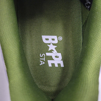 【中古美品】【メンズ】 A BATHING APE アベイシングエイプ × CLOT クロット EGRA CAMO BAPE STA M2 0ZXSHM931911P エグラカモ ベイプスタ M2 スニーカー シューズ 靴 162-260406-as-18-izu サイズ：29cm カラー：グリーン系 万代Net店