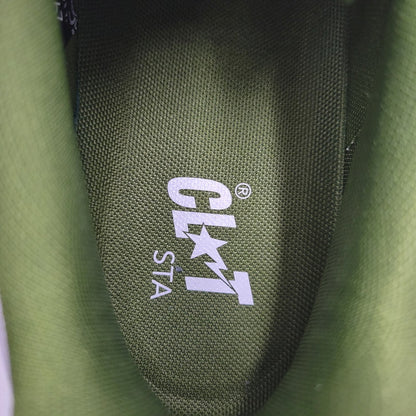 【中古美品】【メンズ】 A BATHING APE アベイシングエイプ × CLOT クロット EGRA CAMO BAPE STA M2 0ZXSHM931911P エグラカモ ベイプスタ M2 スニーカー シューズ 靴 162-260406-as-18-izu サイズ：29cm カラー：グリーン系 万代Net店