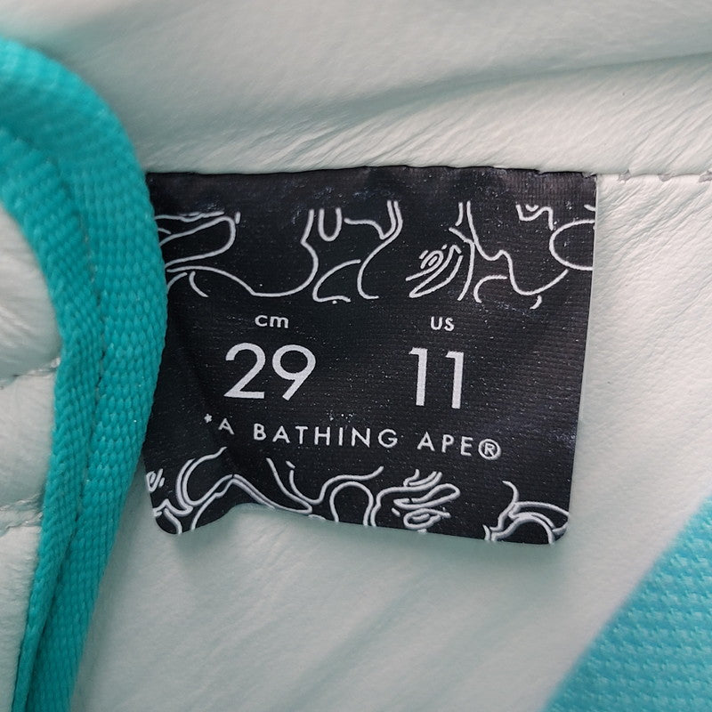 【中古美品】【メンズ】 A BATHING APE アベイシングエイプ BAPE STA #1 0ZXSHM301911P ベイプスタ スニーカー シューズ 靴 162-260406-as-19-izu サイズ：29cm カラー：ブルー 万代Net店