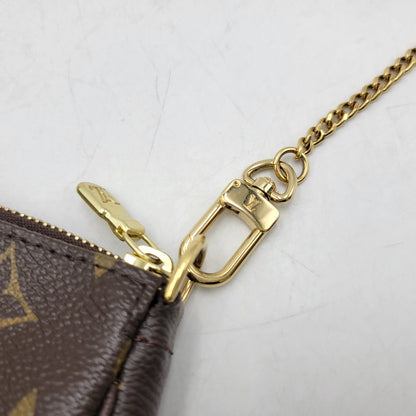 【中古品】【メンズ/レディース】 LOUIS VUITTON ルイ・ヴィトン M60153 FL4027 T&B モノグラム ミニポシェット アクセソワール ポーチ バッグ 179-260406-as-04-izu カラー：ブラウン 万代Net店