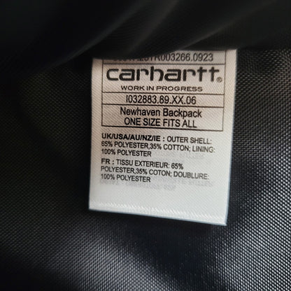 【中古美品】【メンズ/レディース】 CARHARTT WIP カーハートダブリューアイピー NEWHAVEN BACKPACK I032883 ニューヘブンバックパック リュック バッグ カバン 鞄 188-260406-as-07-izu カラー：ブラック 万代Net店