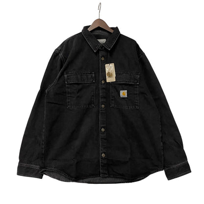 【中古品】【メンズ】 CARHARTT WIP カーハート ダブリューアイピー I032705 MANNY SHIRT JACKET マニー シャツ ジャケット アウター 142-260406-cs-08-izu サイズ：XL カラー：ブラック 万代Net店