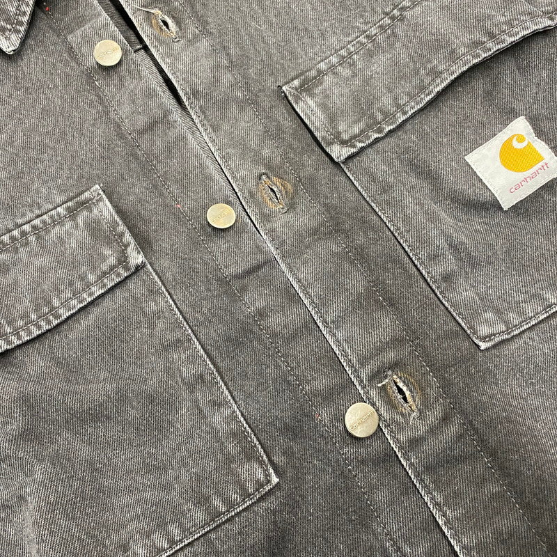 【中古品】【メンズ】 CARHARTT WIP カーハート ダブリューアイピー I032705 MANNY SHIRT JACKET マニー シャツ ジャケット アウター 142-260406-cs-08-izu サイズ：XL カラー：ブラック 万代Net店