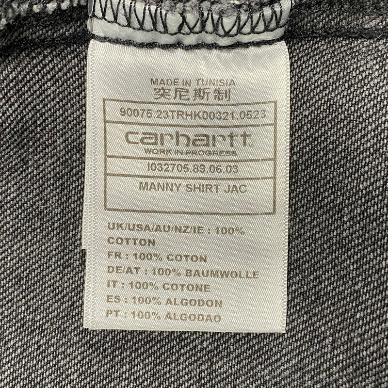 【中古品】【メンズ】 CARHARTT WIP カーハート ダブリューアイピー I032705 MANNY SHIRT JACKET マニー シャツ ジャケット アウター 142-260406-cs-08-izu サイズ：XL カラー：ブラック 万代Net店