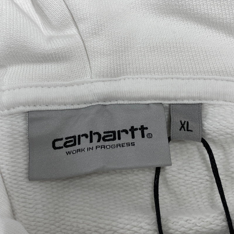 【中古美品】【メンズ】 CARHARTT WIP カーハート ダブリューアイピー I032163 HOODED BABYBRUSH DUCK SWEAT フーデッド ベビーブラシ ダック スウェット トップス 長袖 142-260406-cs-04-izu サイズ：XL カラー：ホワイト 万代Net店