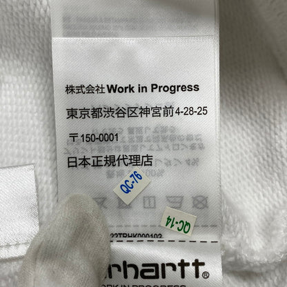 【中古美品】【メンズ】 CARHARTT WIP カーハート ダブリューアイピー I032163 HOODED BABYBRUSH DUCK SWEAT フーデッド ベビーブラシ ダック スウェット トップス 長袖 142-260406-cs-04-izu サイズ：XL カラー：ホワイト 万代Net店